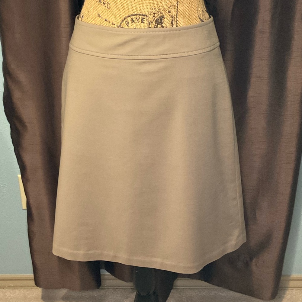 Banana Republic Classic Tan A-Line Skirt